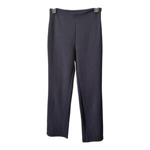 New LEITH NORDSTROM Women's Black Stretch Ankle Wide Leg Pants Size XS